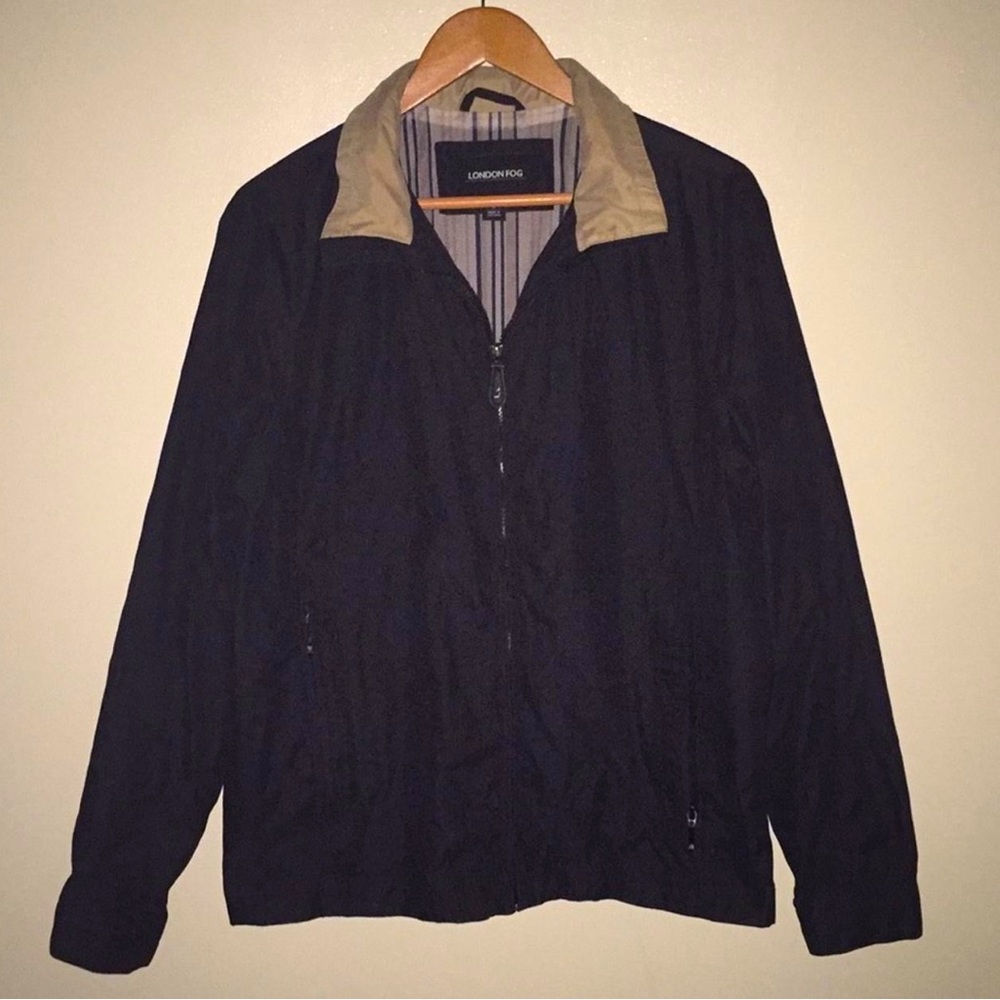 London Fog Men's Lightweight Zip Up Jacket Size Small